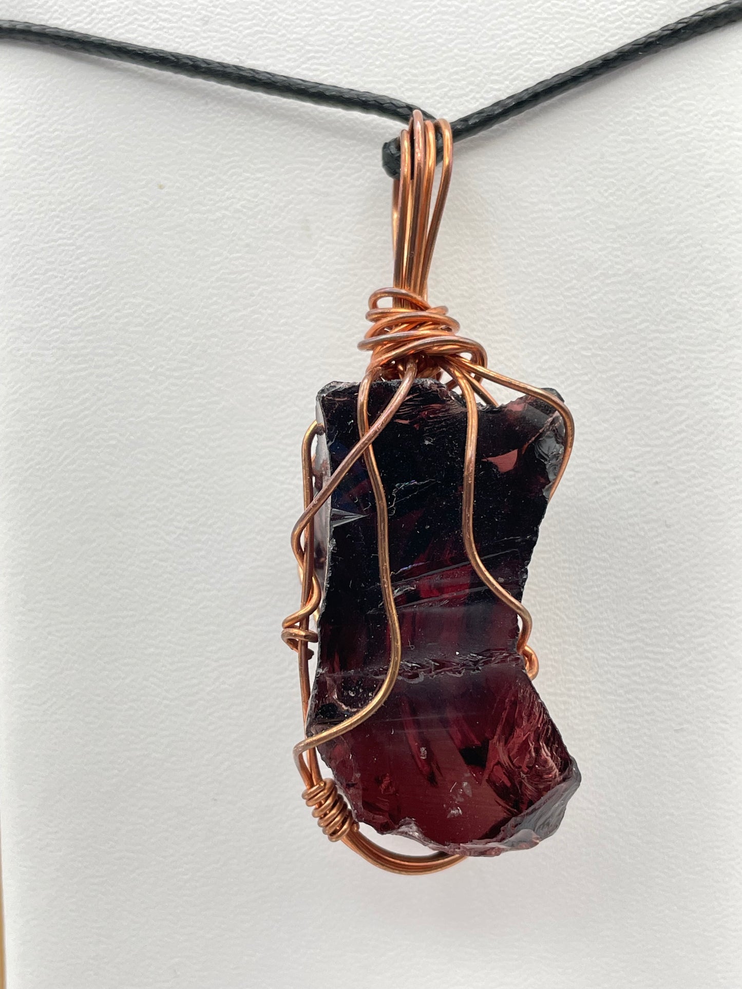 Deep Purple Andara crystal pendant
