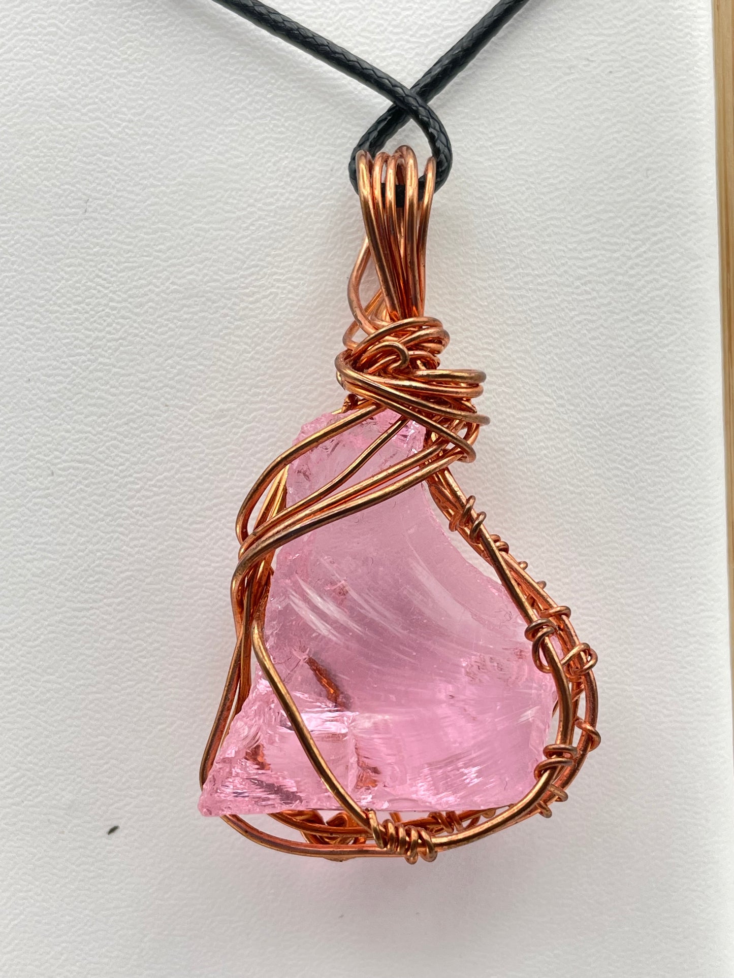 Pink Andara Crystal pendant