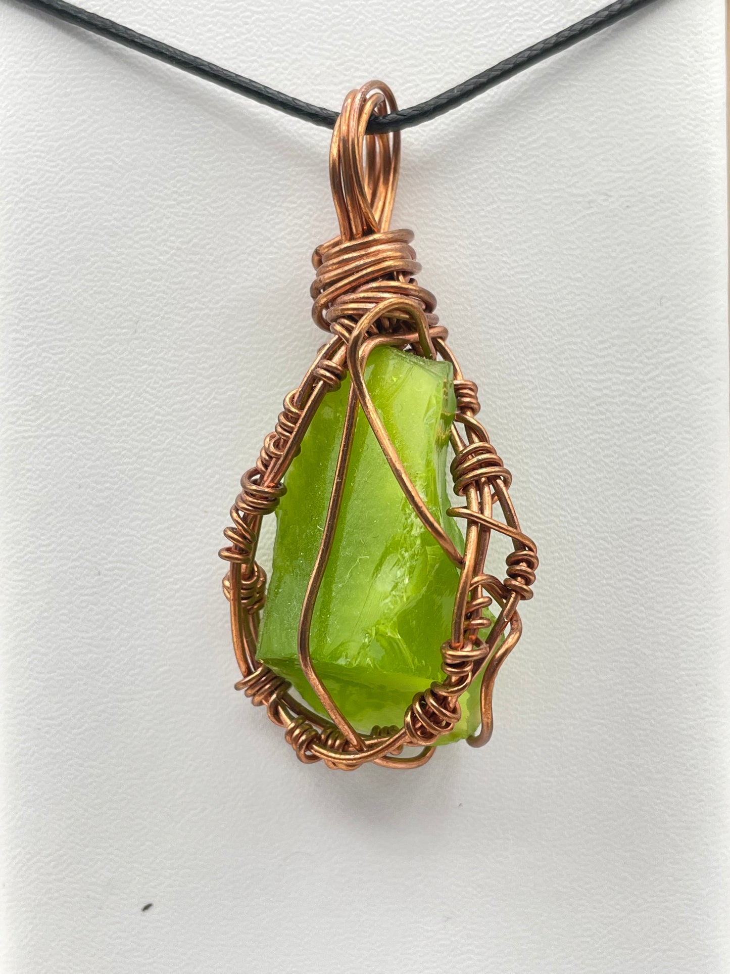 Cats Eye Green Andara Pendant