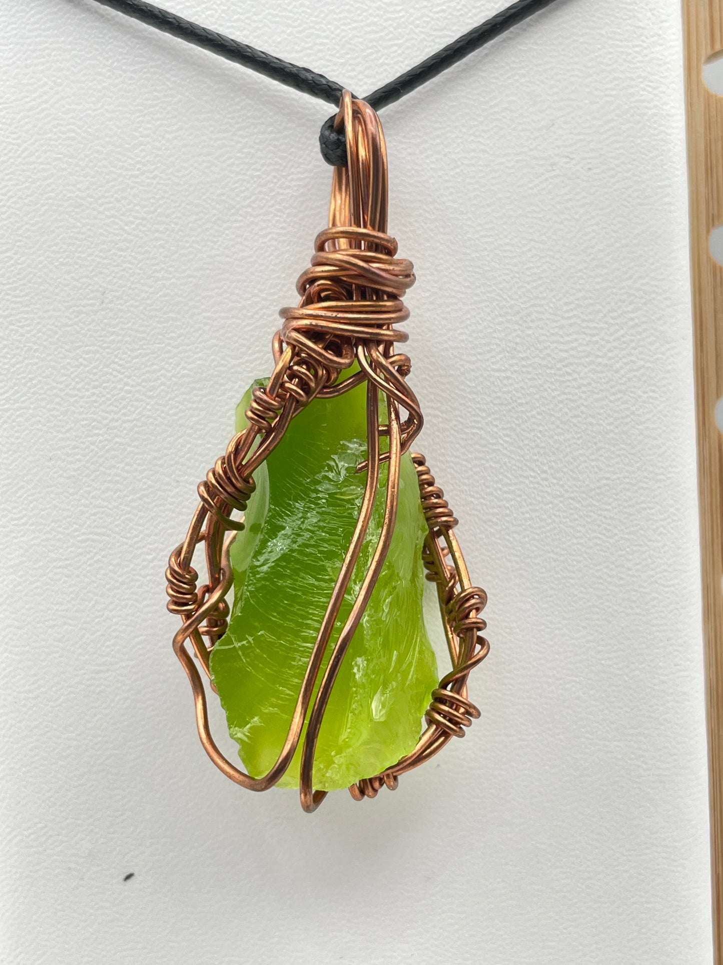 Cats Eye Green Andara Pendant