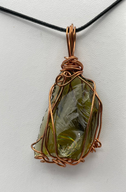 Moss Green Andara Pendant