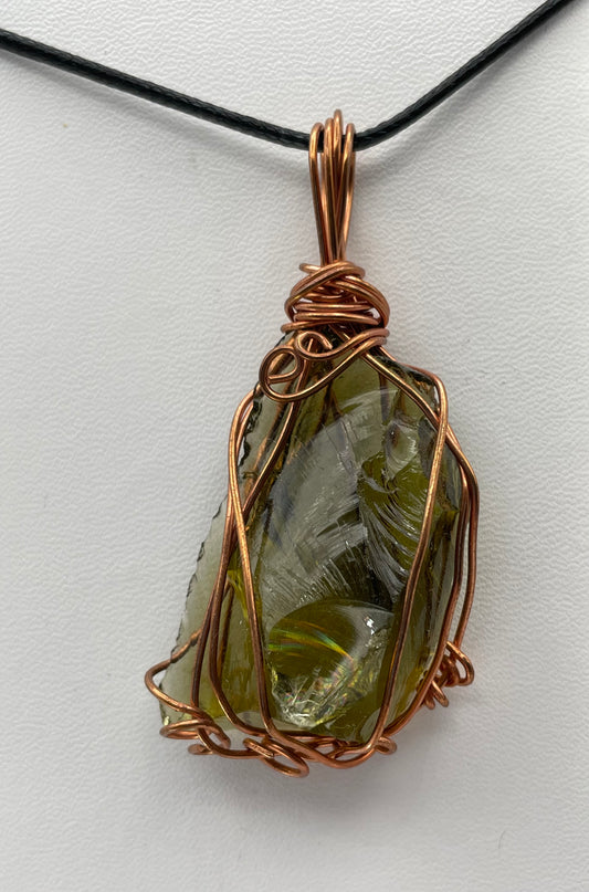 Moss Green Andara Pendant