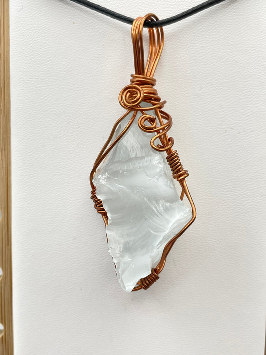 Cats Eye White Andara Pendant