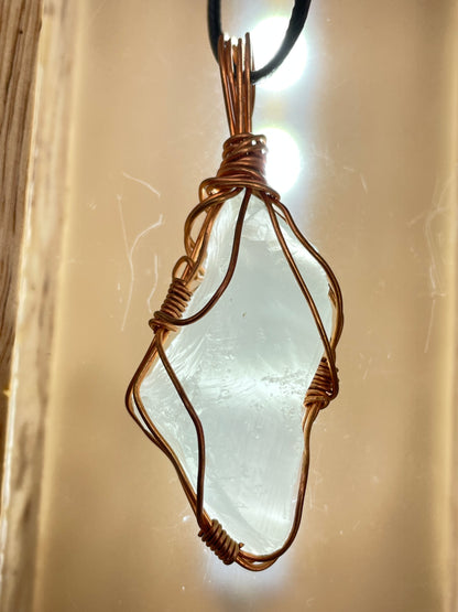 Cats Eye White Andara Pendant