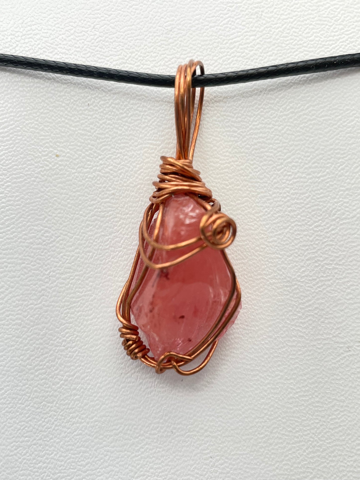 Cats Eye Pink Andara Pendant